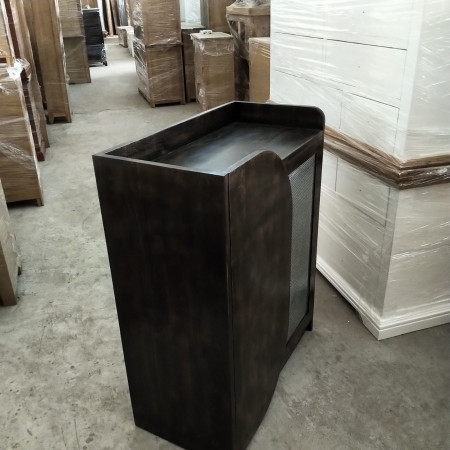 Dark Walnut Oil : Tủ Giày Gỗ Sồi 1m -  Lưới Mắt Cáo